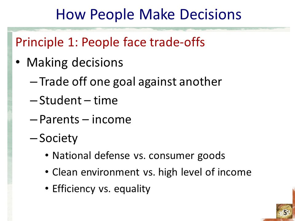 How People Make Decisions