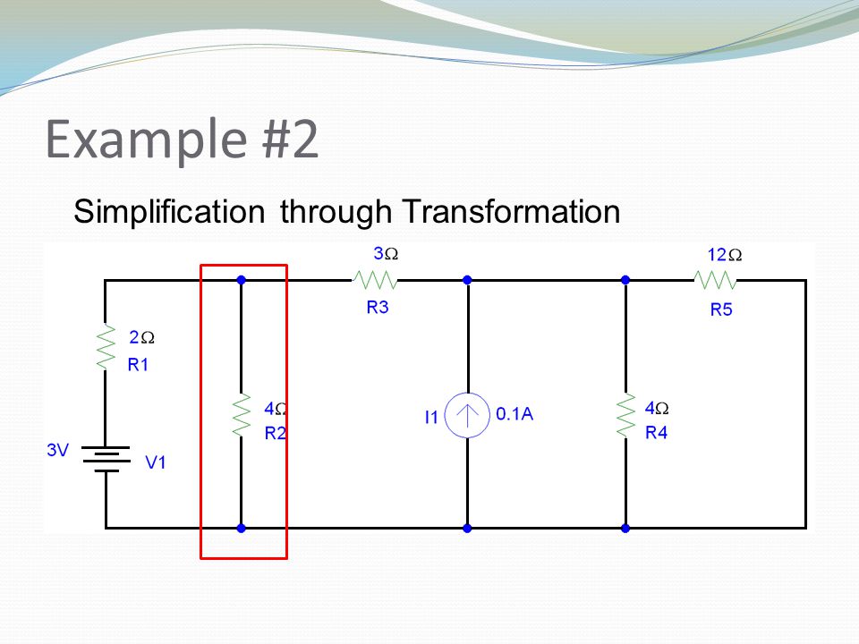 Example #2 Simplification through Transformation
