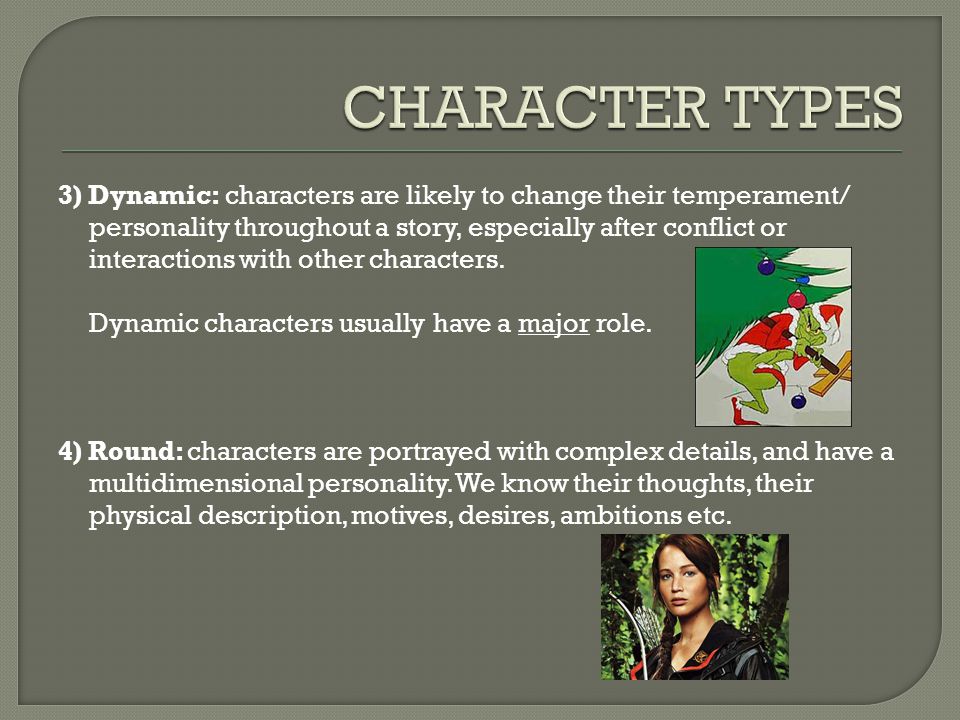 CHARACTER TYPES