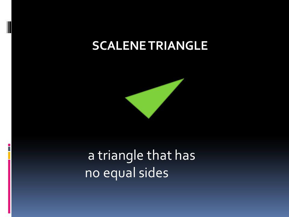 a triangle that has no equal sides