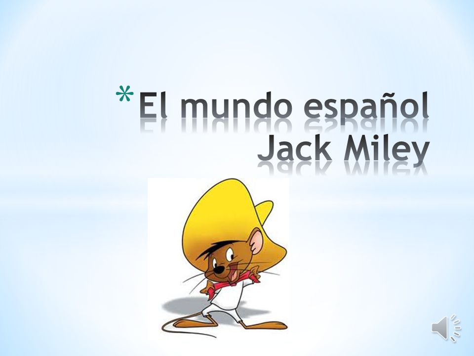 El mundo español Jack Miley
