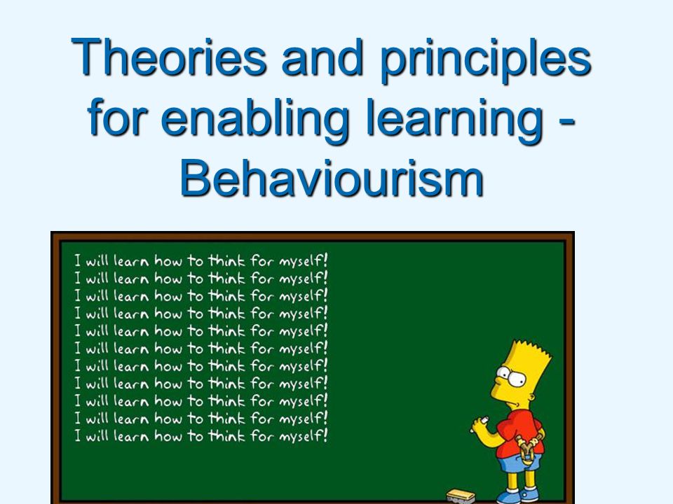 principles of behaviorism