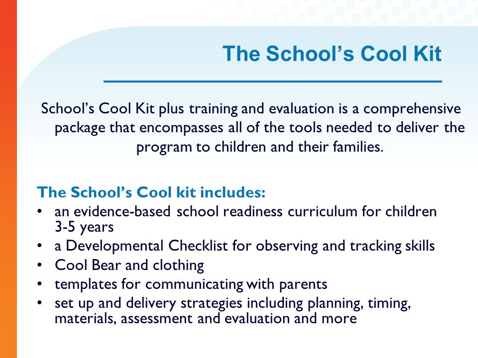 The School’s Cool Kit