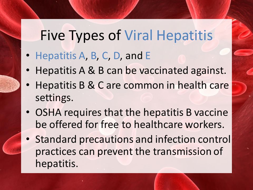 Five Types of Viral Hepatitis