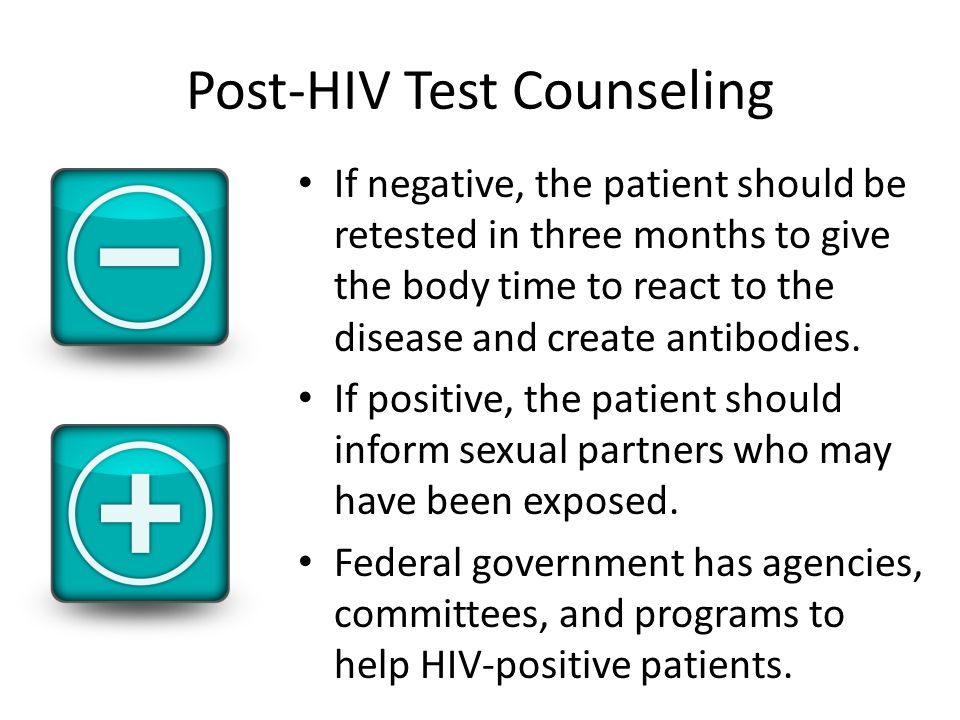 Post-HIV Test Counseling