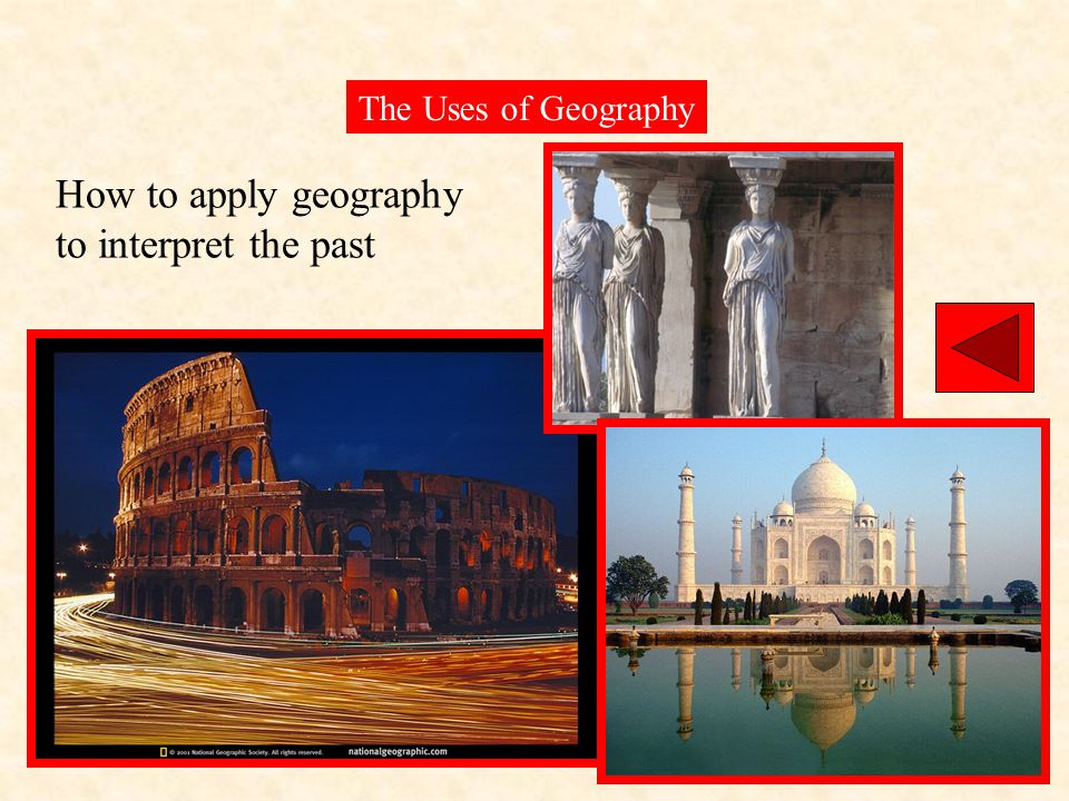 How to apply geography to interpret the past