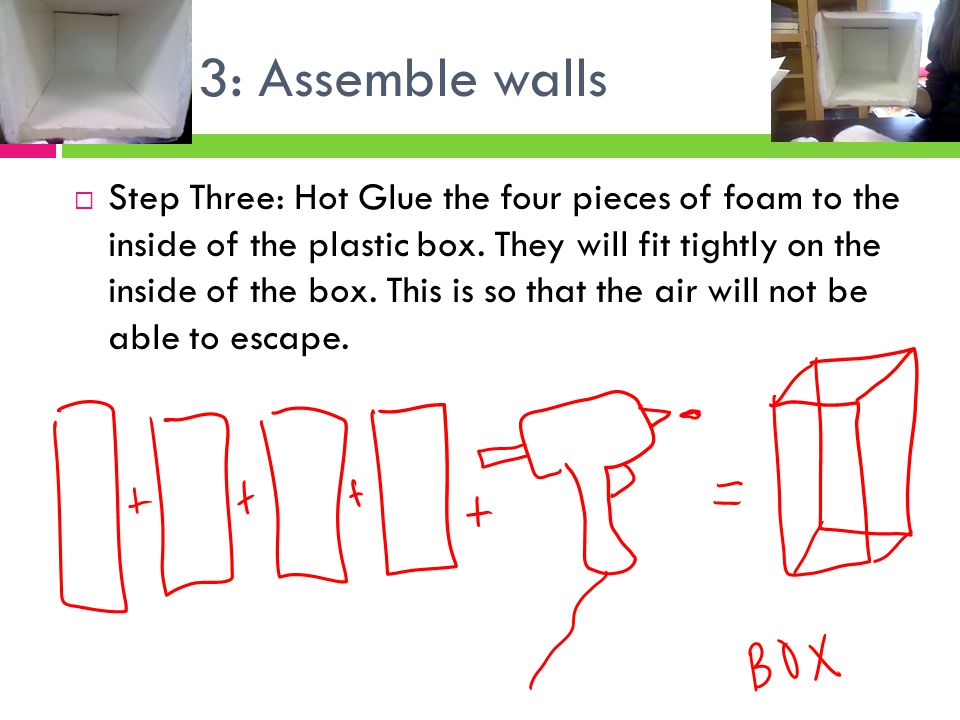 Step 3: Assemble walls
