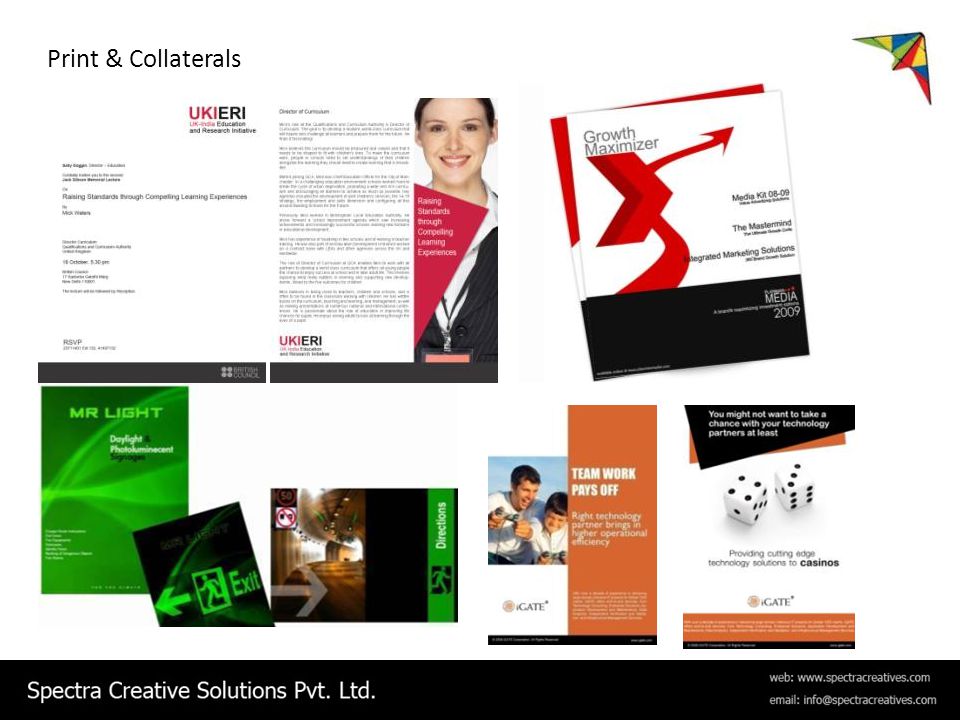 Print & Collaterals * Through channel partners