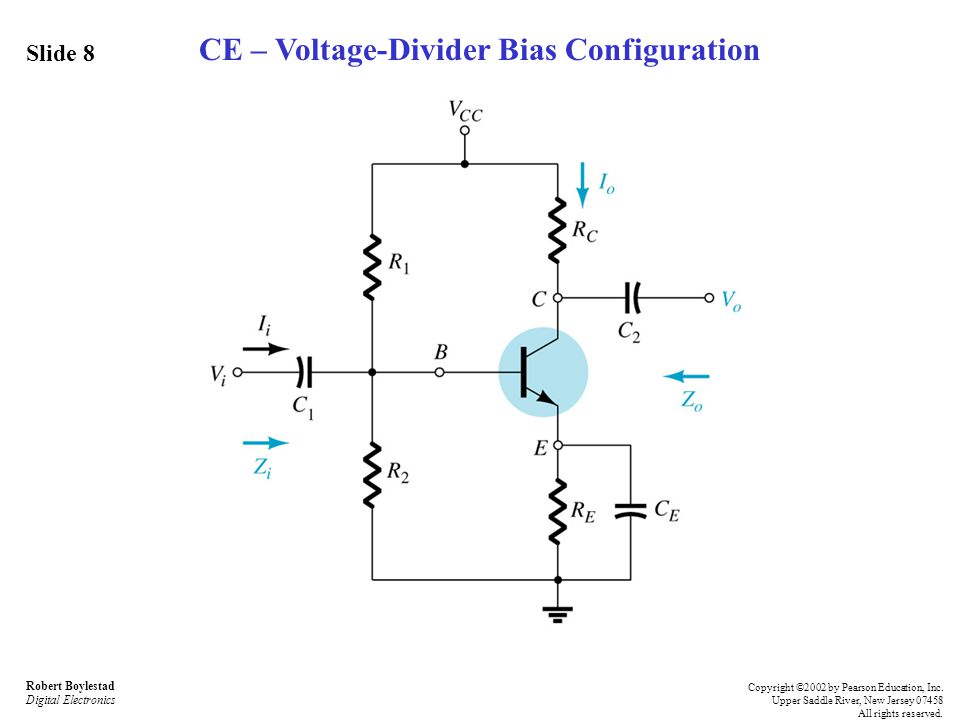 CE – Voltage-Divider Bias Configuration