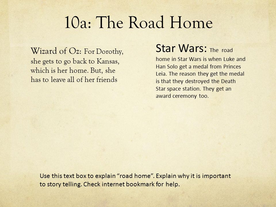10a: The Road Home