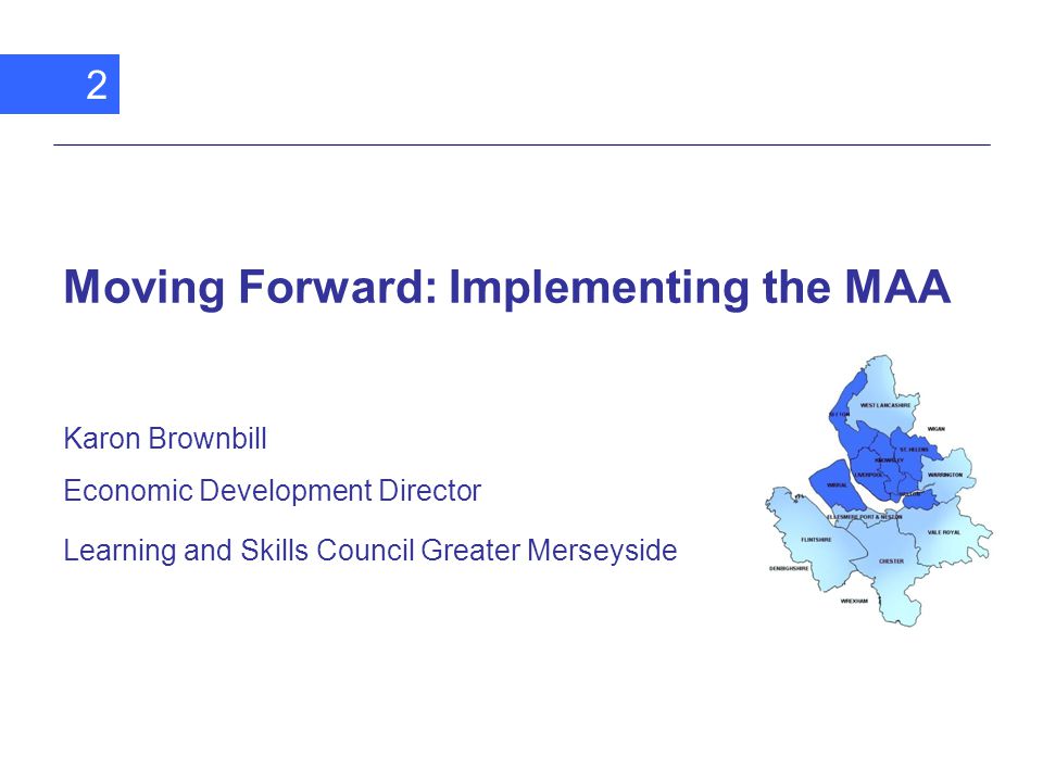 Moving Forward: Implementing the MAA