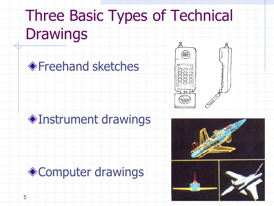 Three Basic Types of Technical Drawings