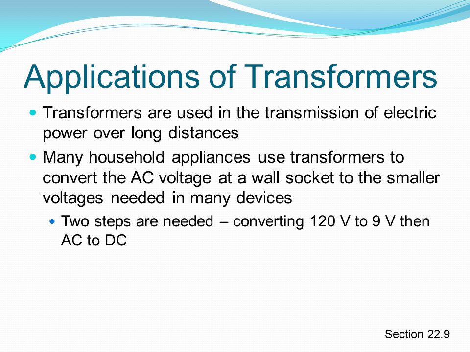 Applications of Transformers