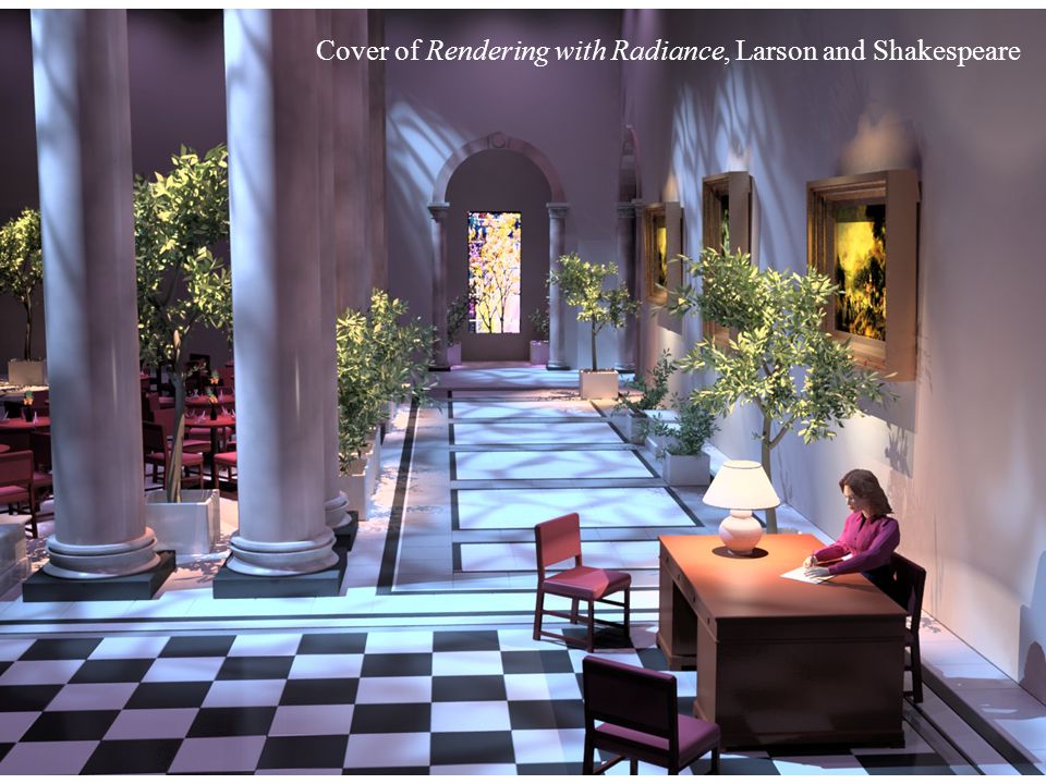 Cover of Rendering with Radiance, Larson and Shakespeare