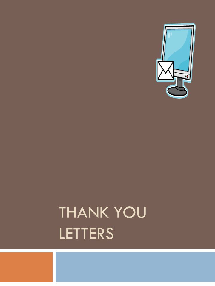Thank You Letters