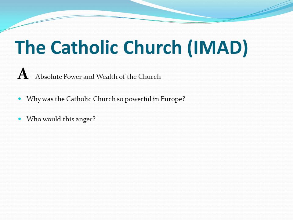 The Catholic Church (IMAD)