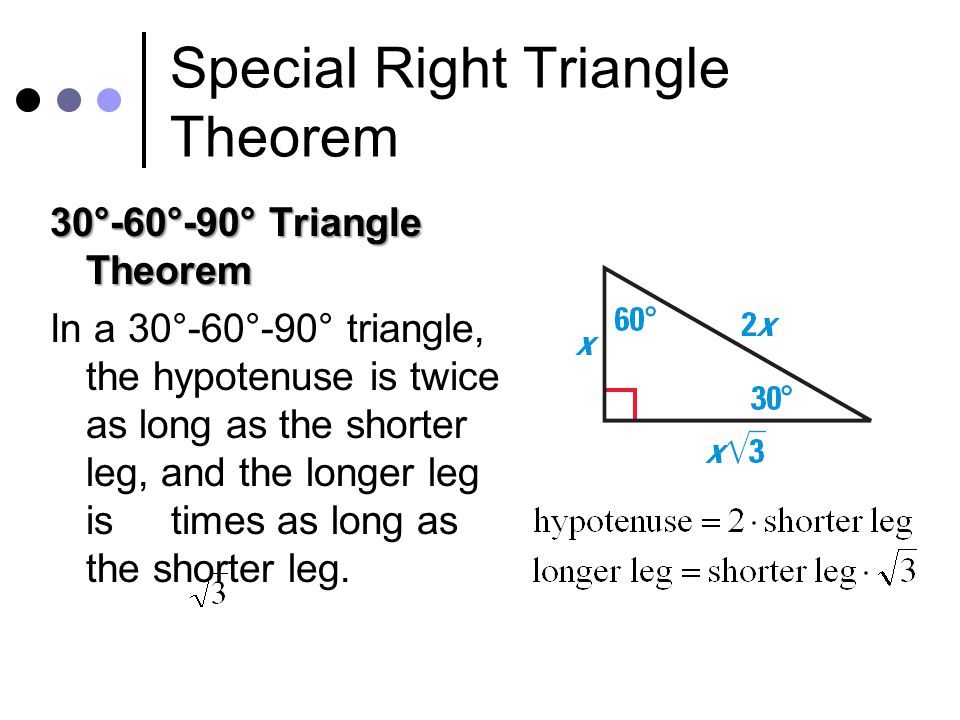 Special Right Triangle Theorem