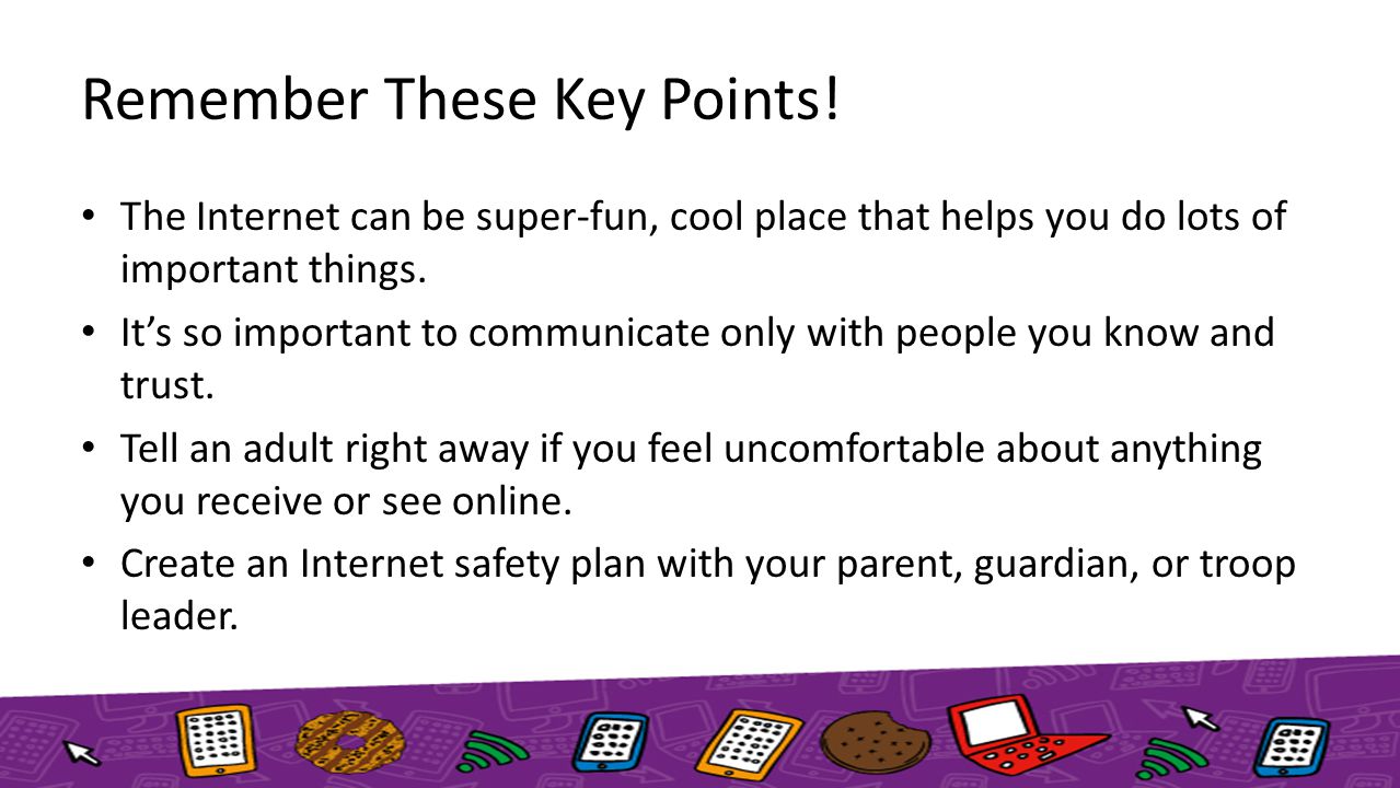 Remember These Key Points!