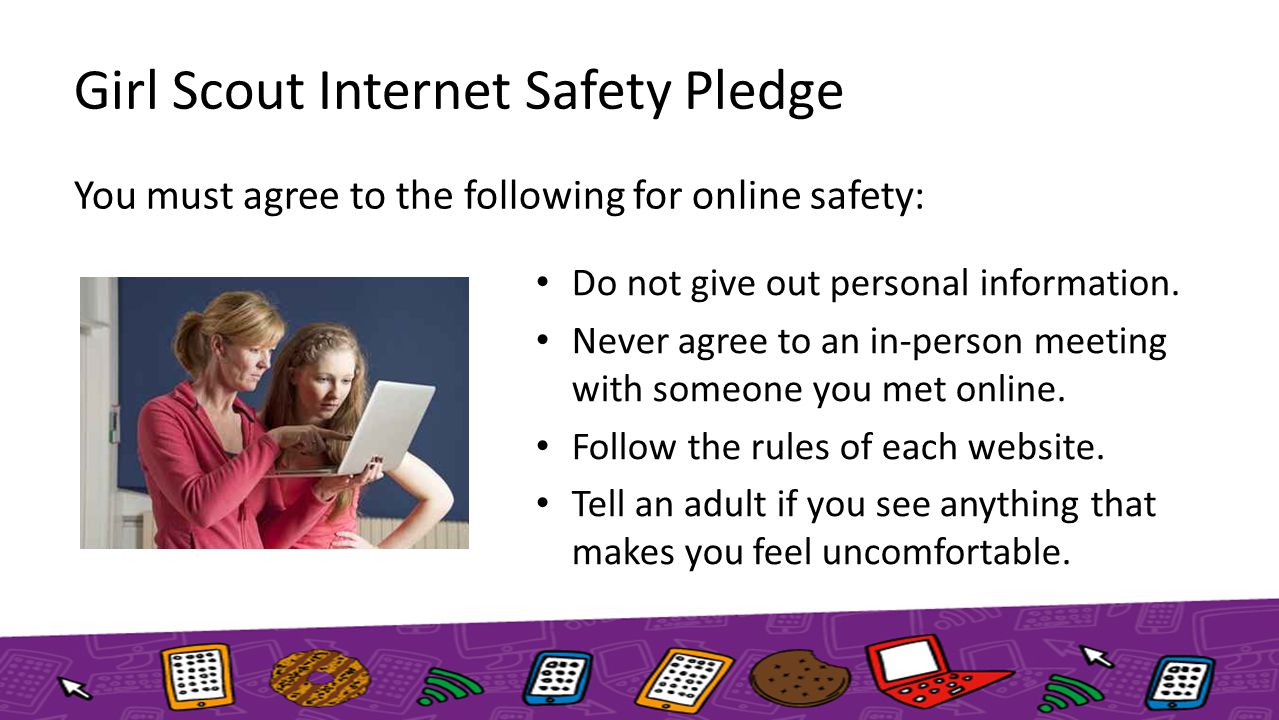 Girl Scout Internet Safety Pledge