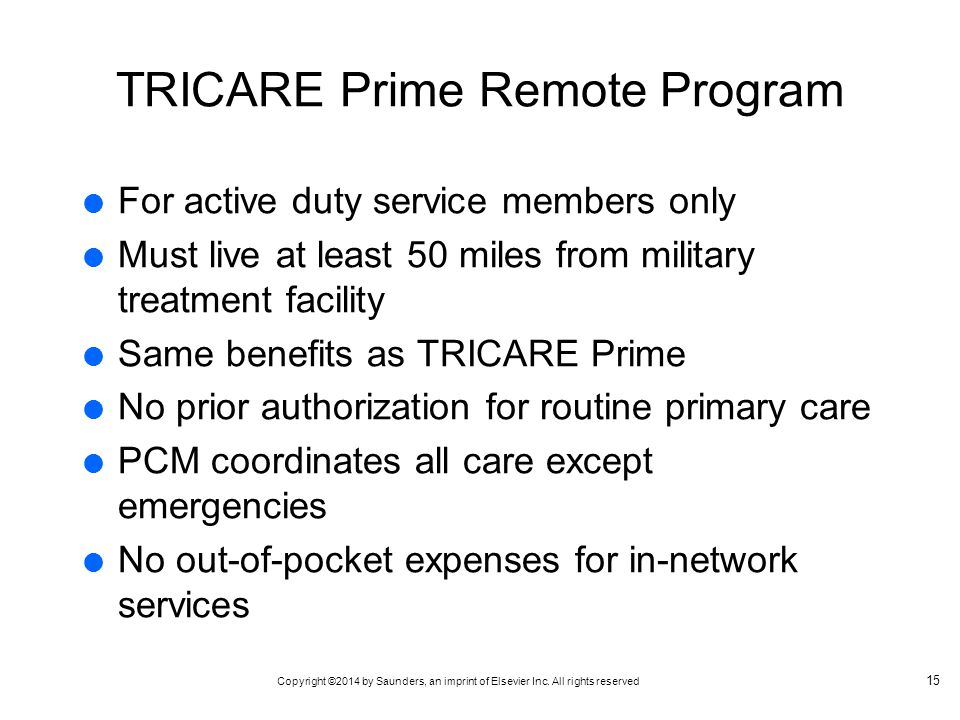 TRICARE Prime Remote Program