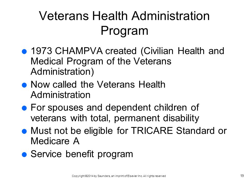 Veterans Health Administration Program