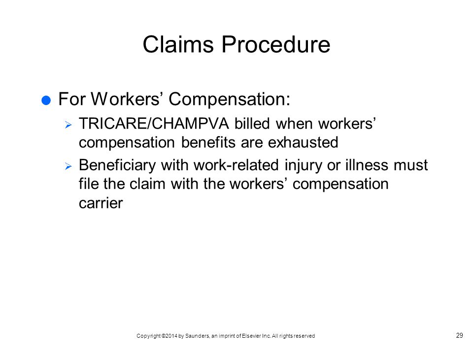 Claims Procedure For Workers’ Compensation: