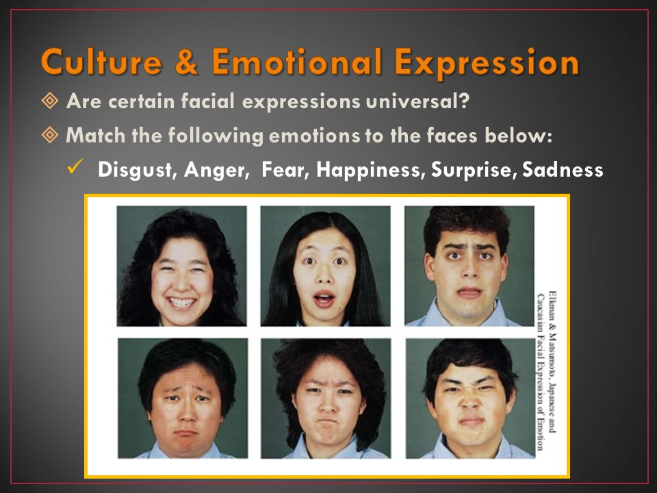 Culture & Emotional Expression