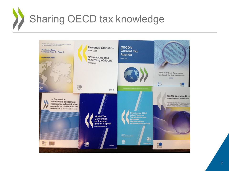 Sharing OECD tax knowledge