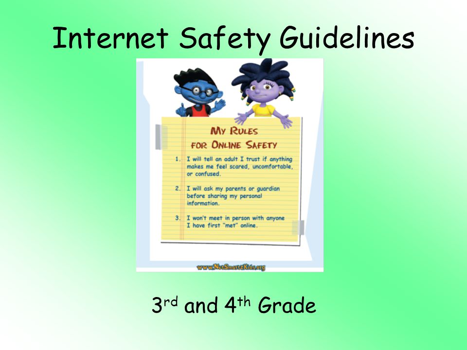 Internet Safety Guidelines