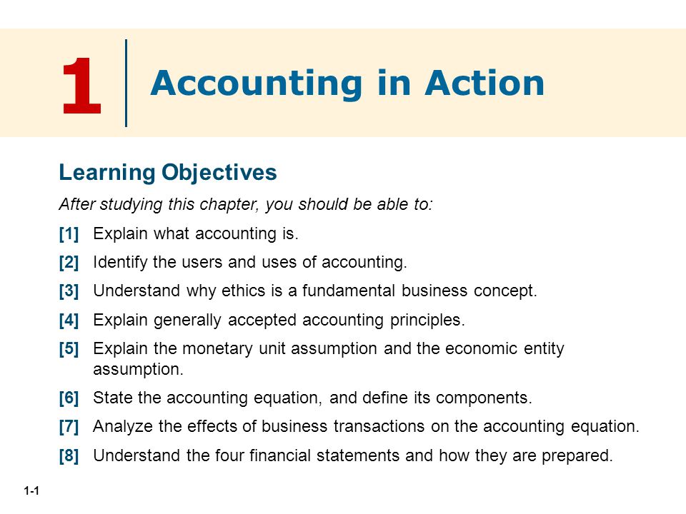 what are objectives of accounting