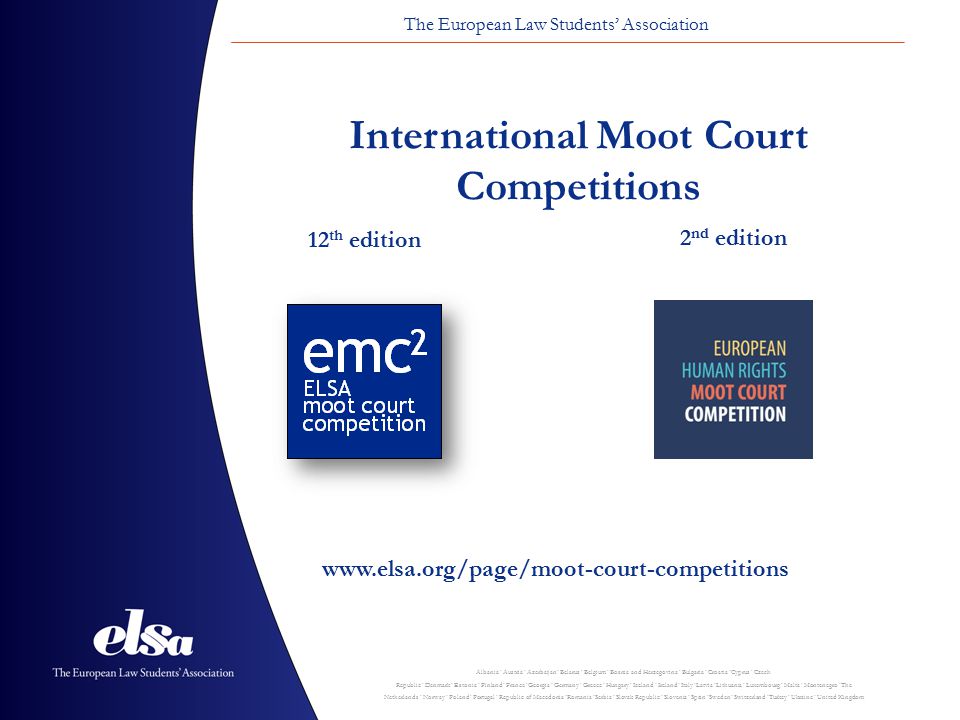International Moot Court Competitions