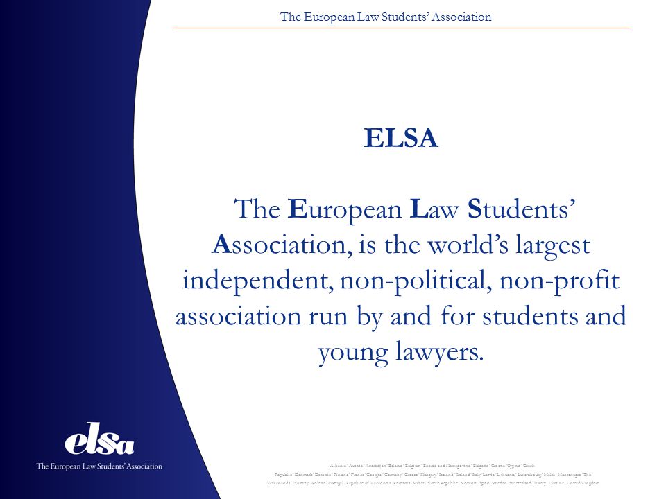The European Law Students’ Association
