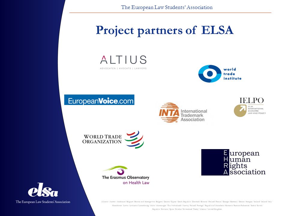 Project partners of ELSA