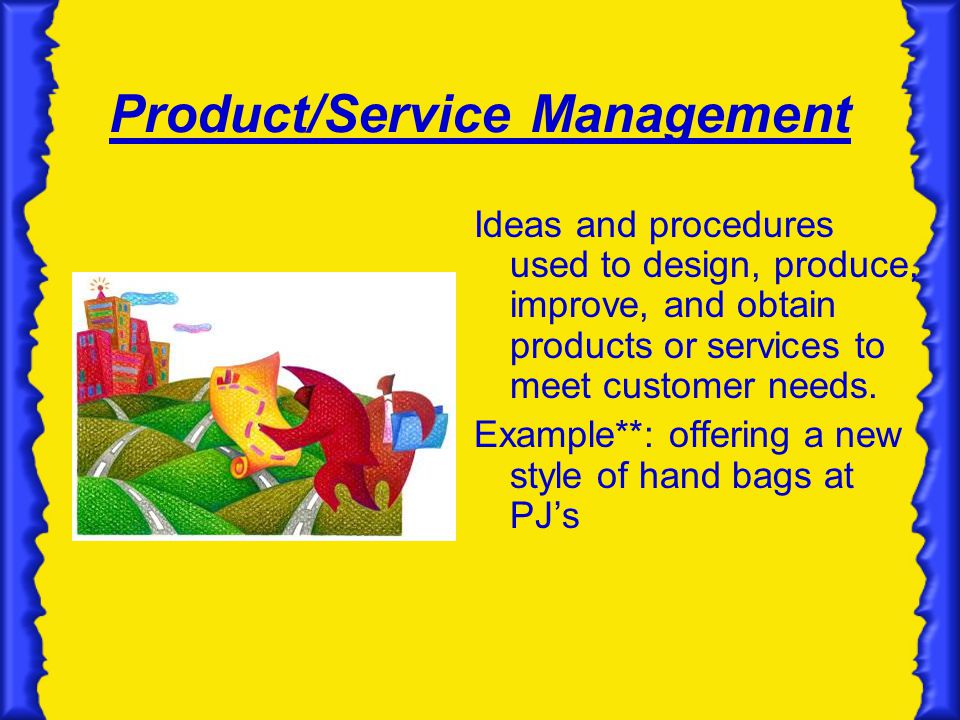 Product/Service Management