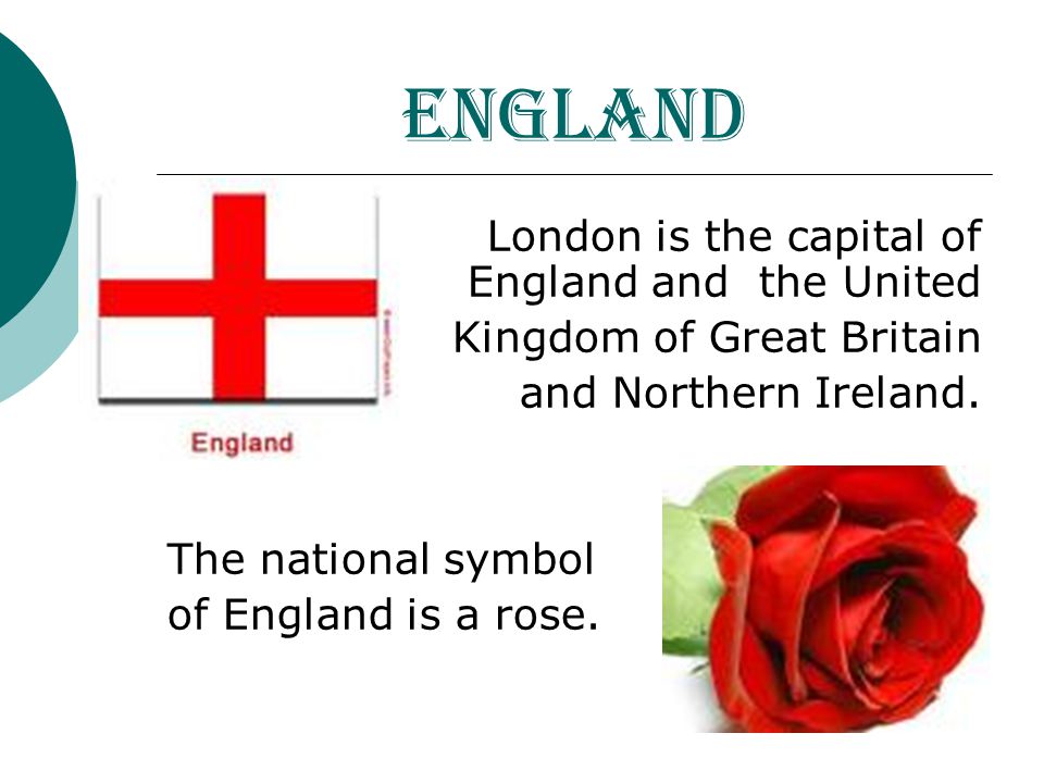 England London is the capital of England and the United