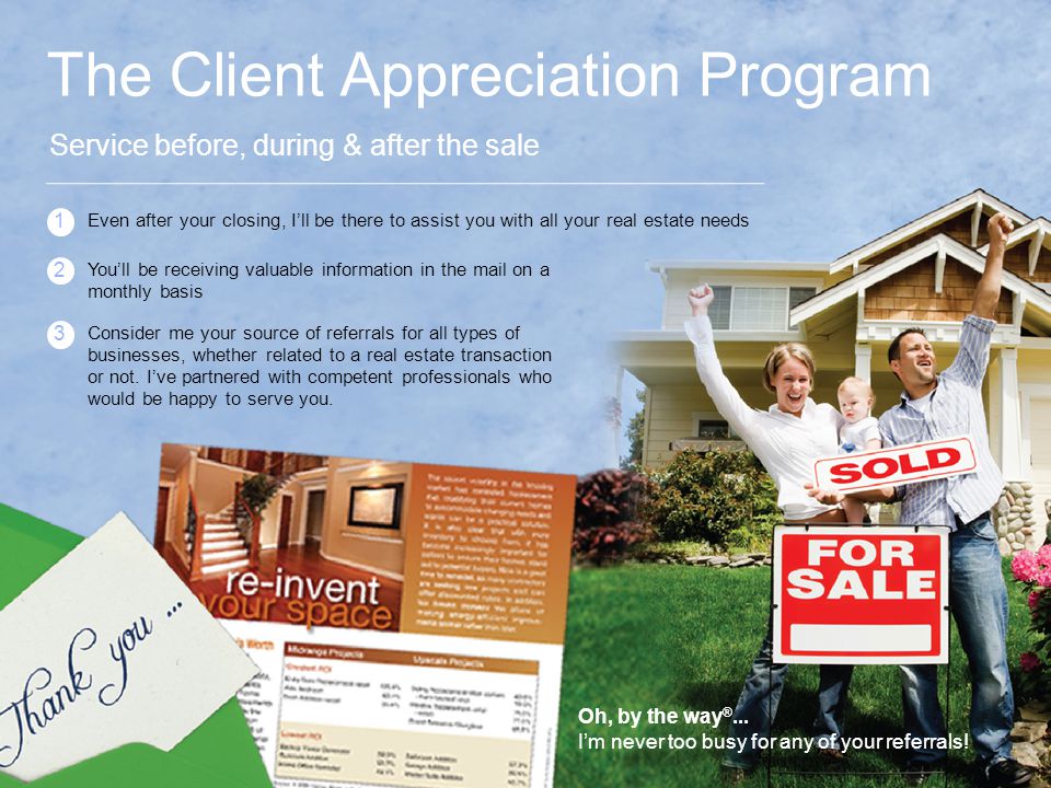The Client Appreciation Program