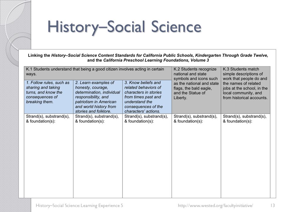 History–Social Science