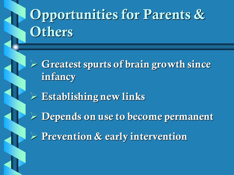 Opportunities for Parents & Others