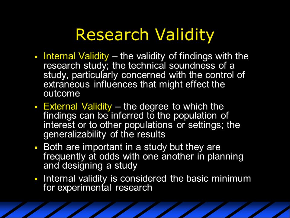 Research Validity