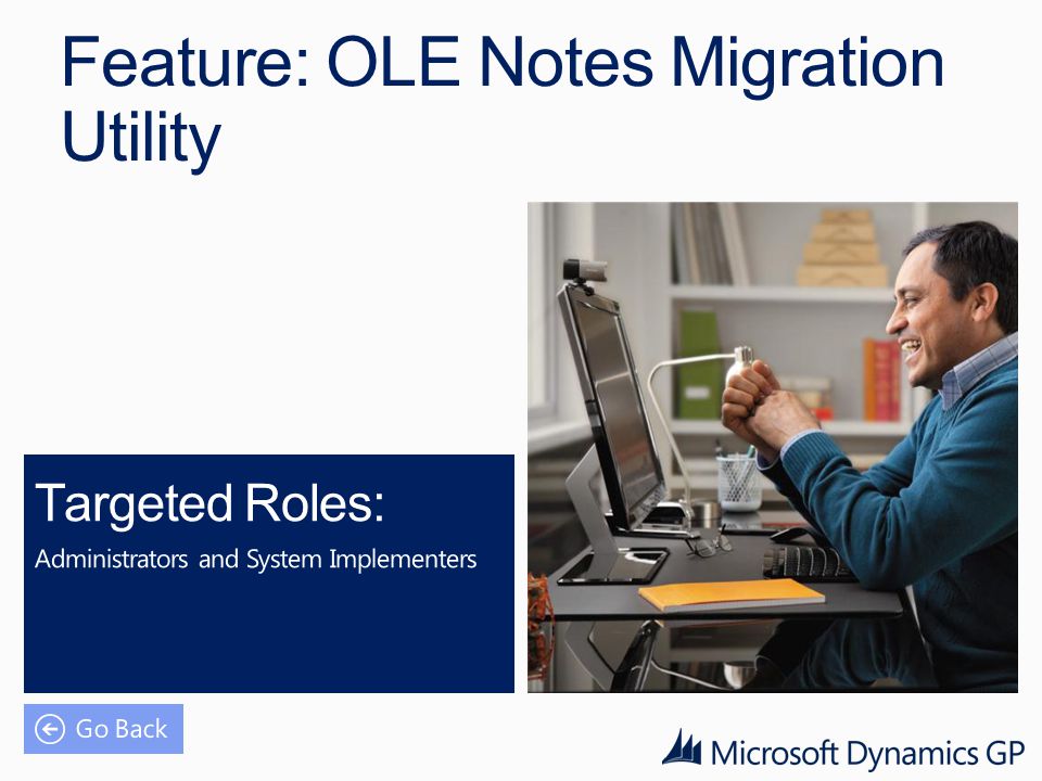 Feature: OLE Notes Migration Utility