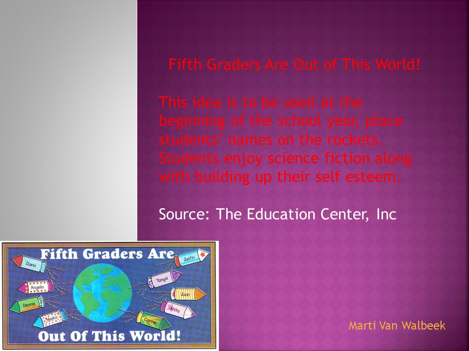 Fifth Graders Are Out of This World!