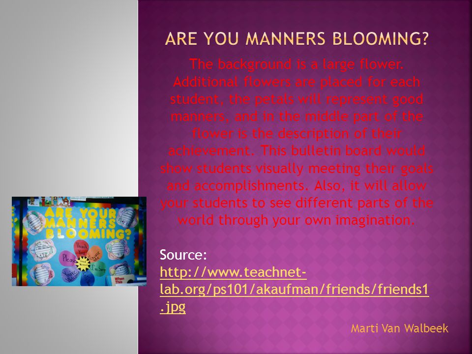 Are you manners Blooming