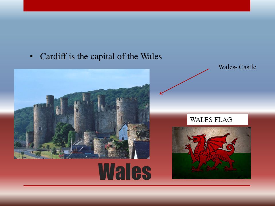 Cardiff is the capital of the Wales