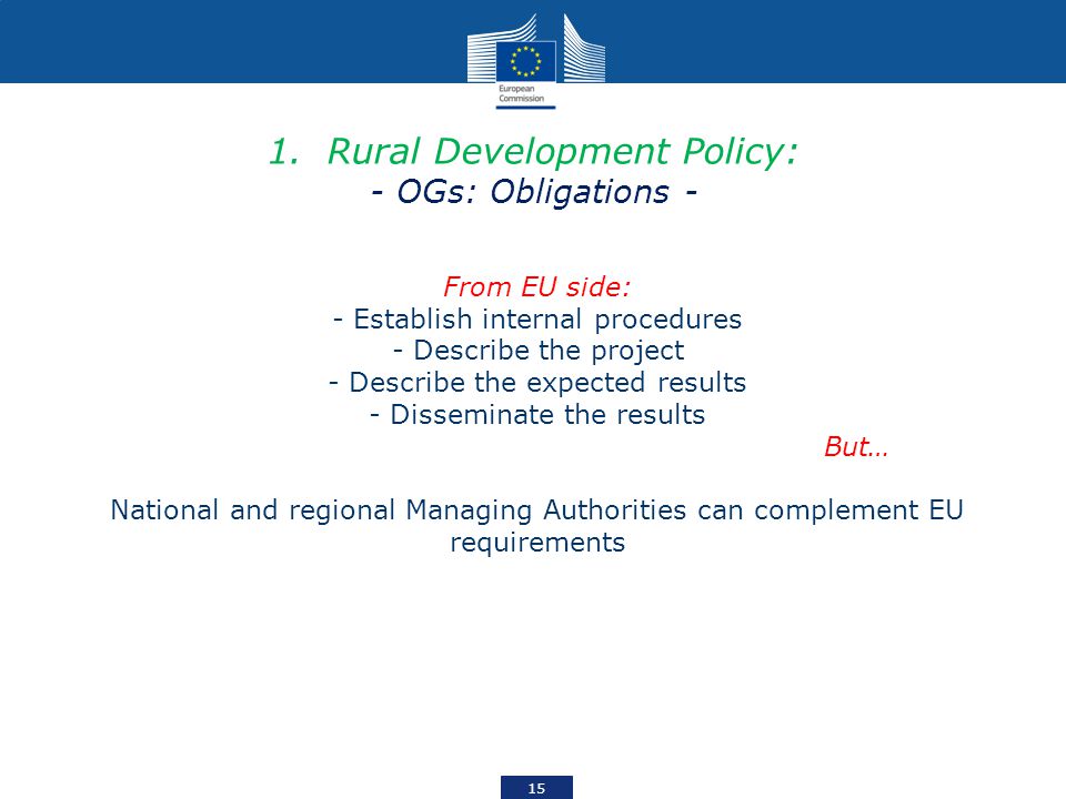 Rural Development Policy: