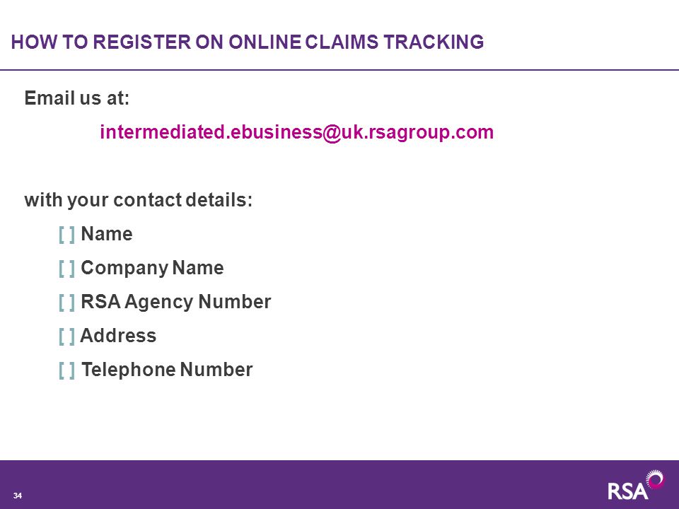 HOW TO REGISTER ON ONLINE CLAIMS TRACKING