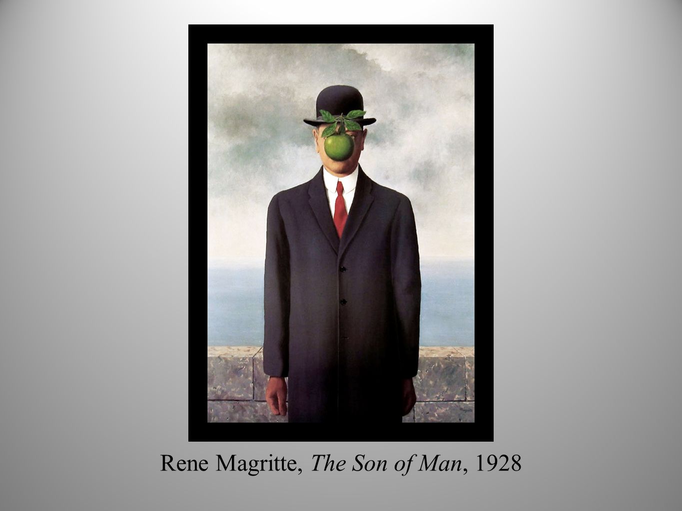 Rene Magritte, The Son of Man, 1928