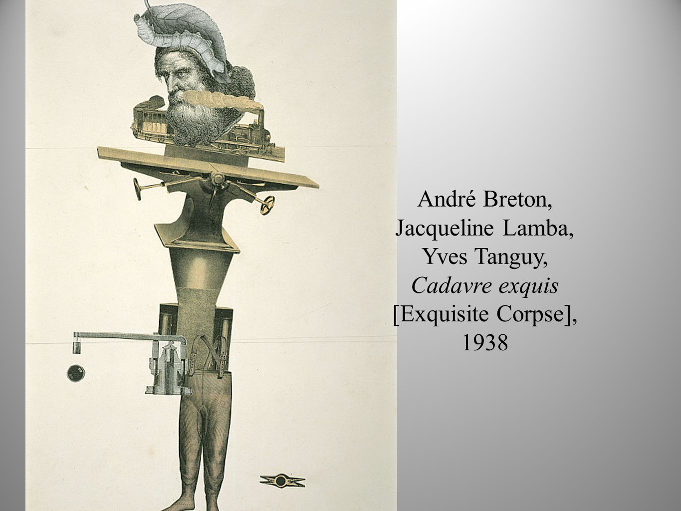 André Breton, Jacqueline Lamba, Yves Tanguy, Cadavre exquis [Exquisite Corpse], 1938
