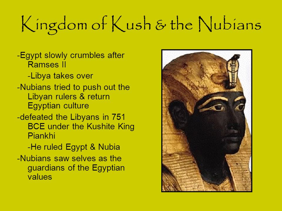 Kingdom of Kush & the Nubians
