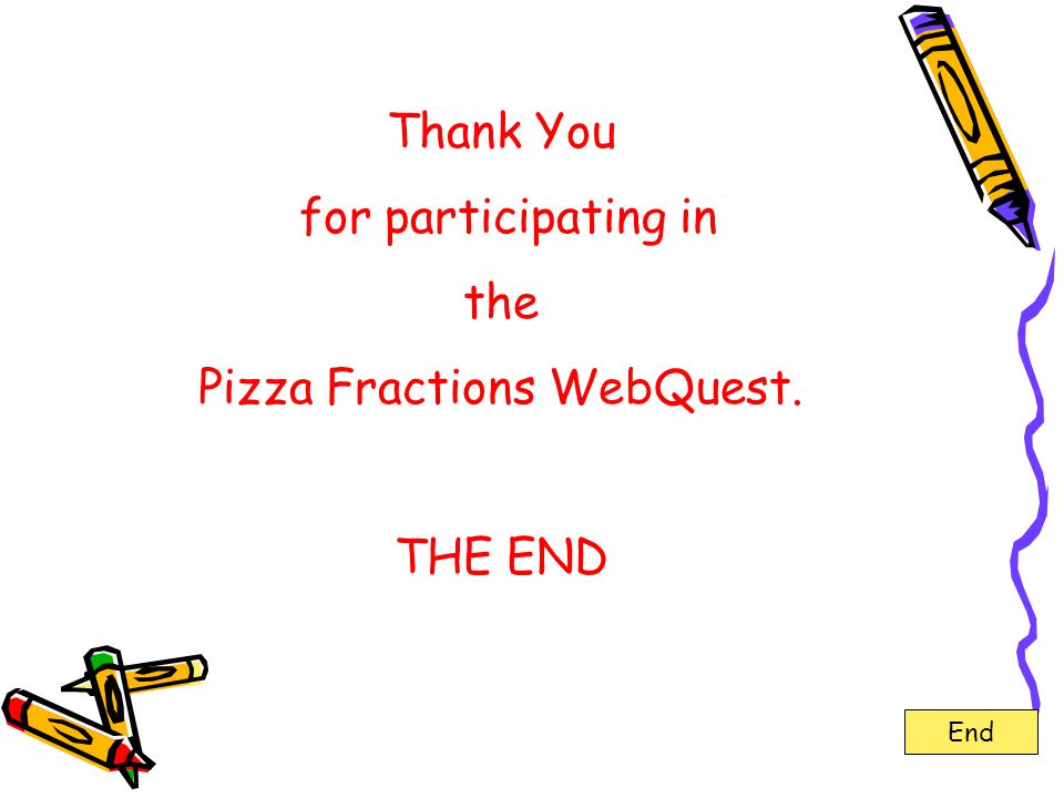 Pizza Fractions WebQuest.