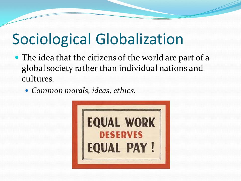 Sociological Globalization